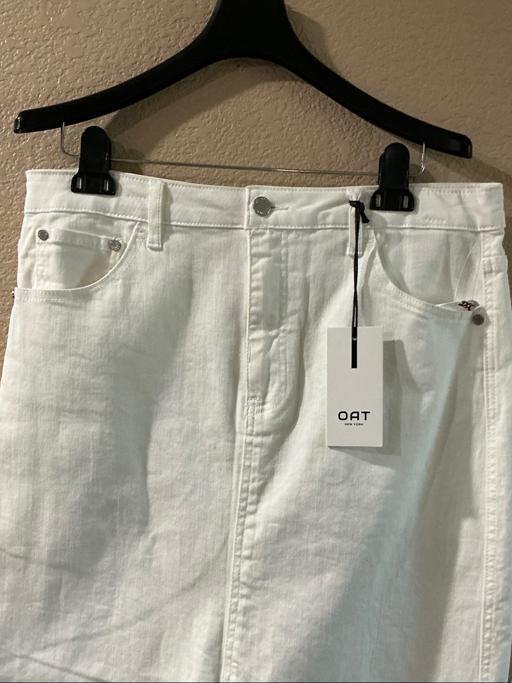 Oat New York White Maxi Skirt - Picture 2 of 4